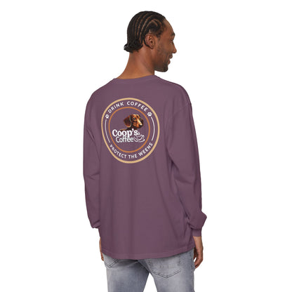 Coop's Coffee Long Sleeve T-Shirt (White Logo)