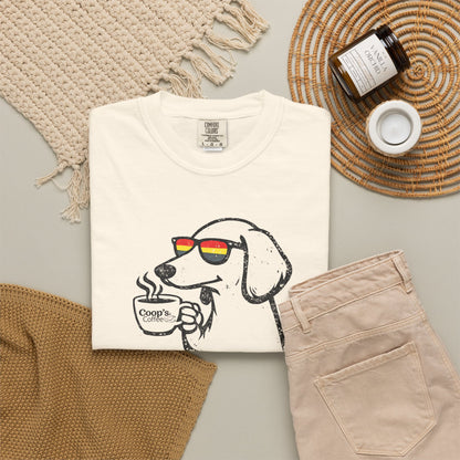 Sniff then Sip Dachshund Coffee T-Shirt Unisex