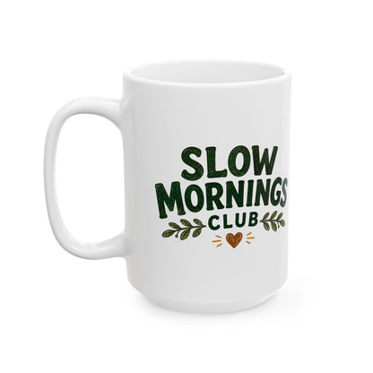 Slow Mornings Club Dachshund Coffee Mug
