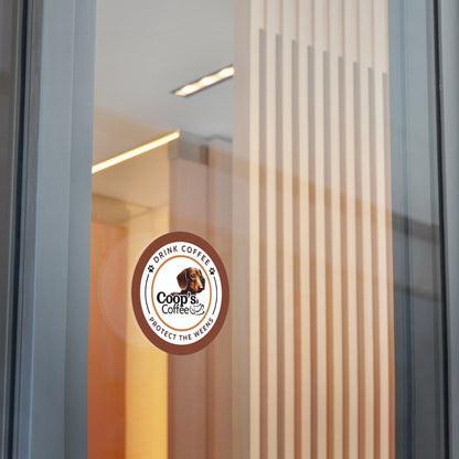Drink Coffee Protect The Weens Sticker