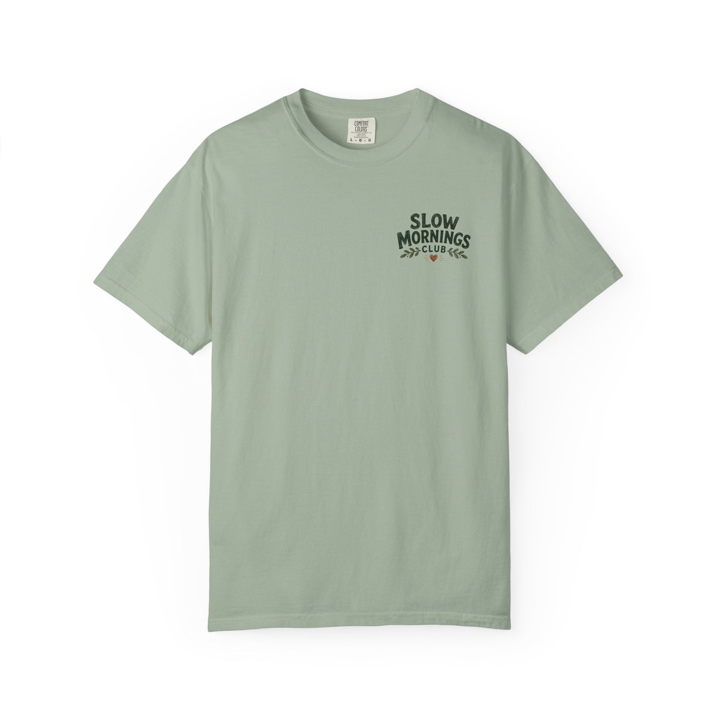 Slow Mornings Club Coffee Dachshund T-Shirt Unisex