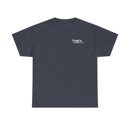 Coop's Coffee Cotton Tee (White Logo)