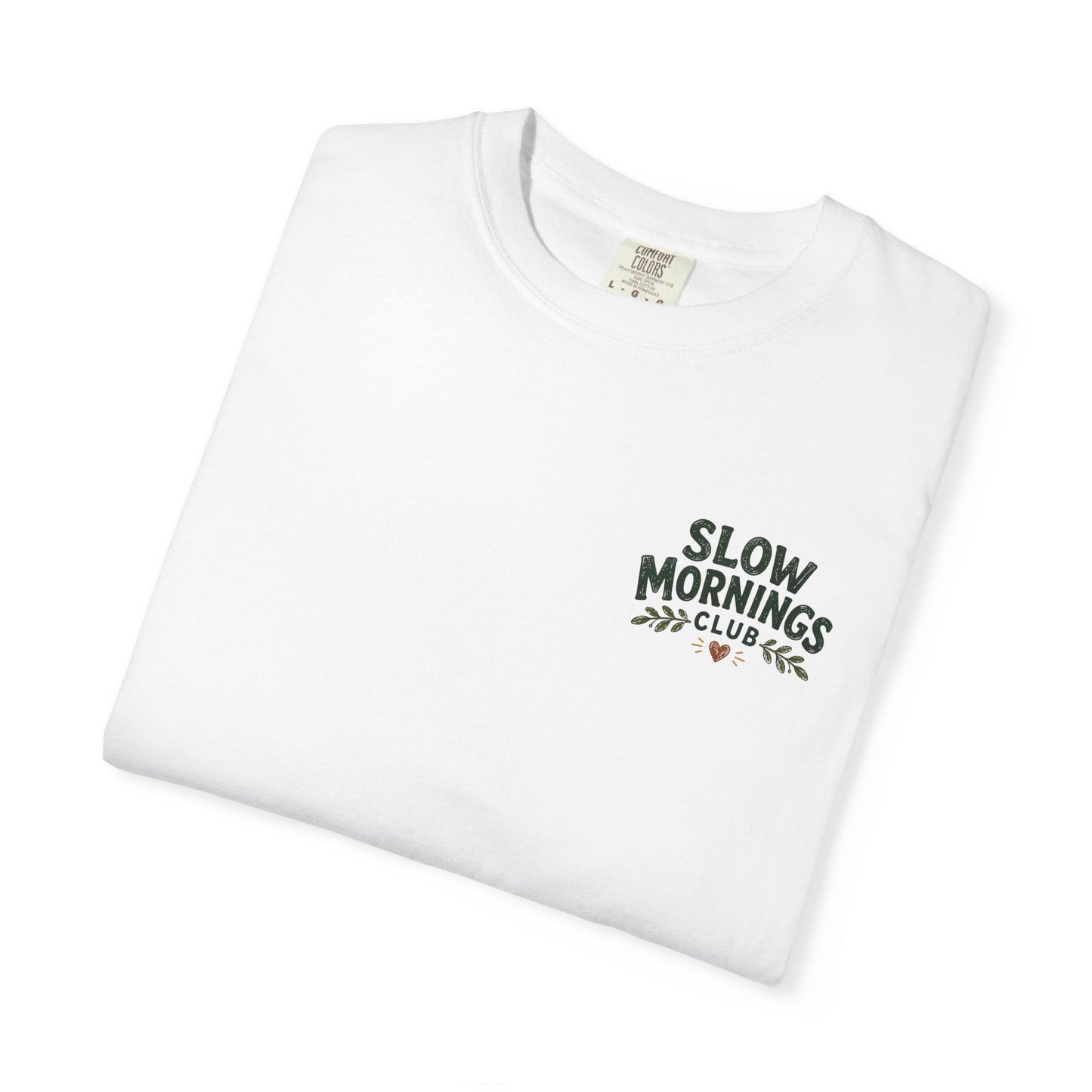 Slow Mornings Club Coffee Dachshund T-Shirt Unisex