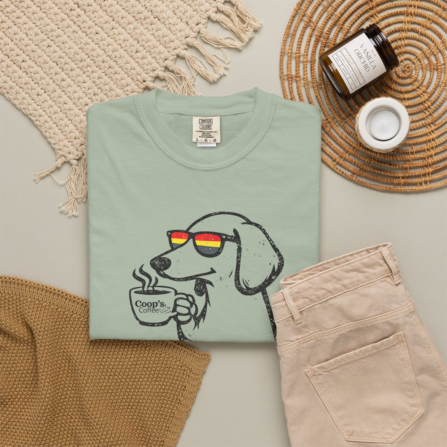 Sniff then Sip Dachshund Coffee T-Shirt Unisex