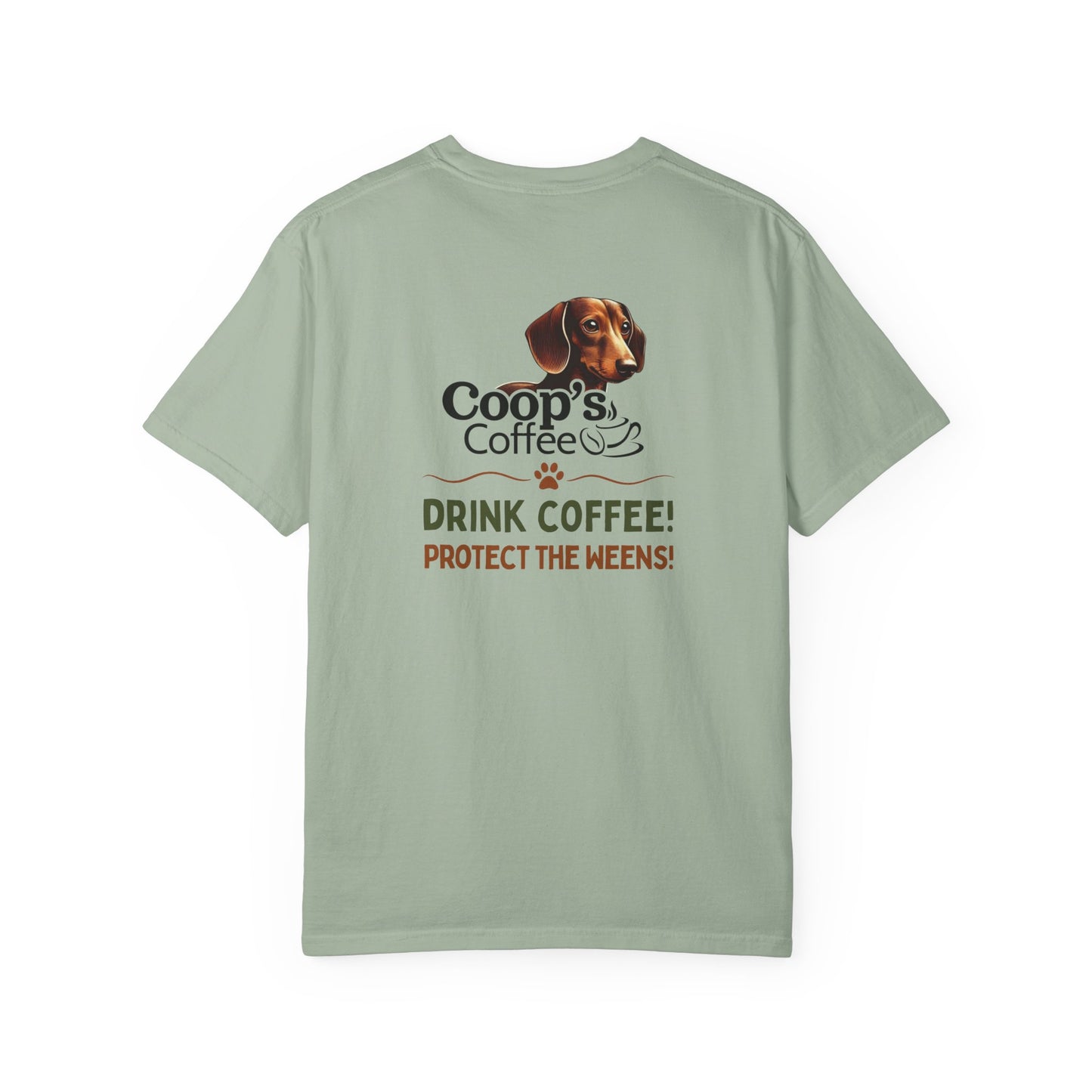 Coffee First Bark Later Dog T-Shirt Unisex